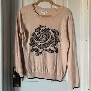Elle Pink Rose Sweater